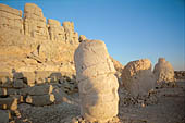 Nemrut Dagi Milli Parki, the tomb of King  Antiochos I, east terrace 